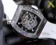 Richard Mille RM 061 Yohan Blake Black Carbon Fiber white Strap Replica Watch (5)_th.jpg